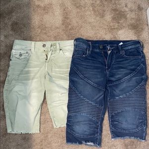 True Religion Jean Shorts